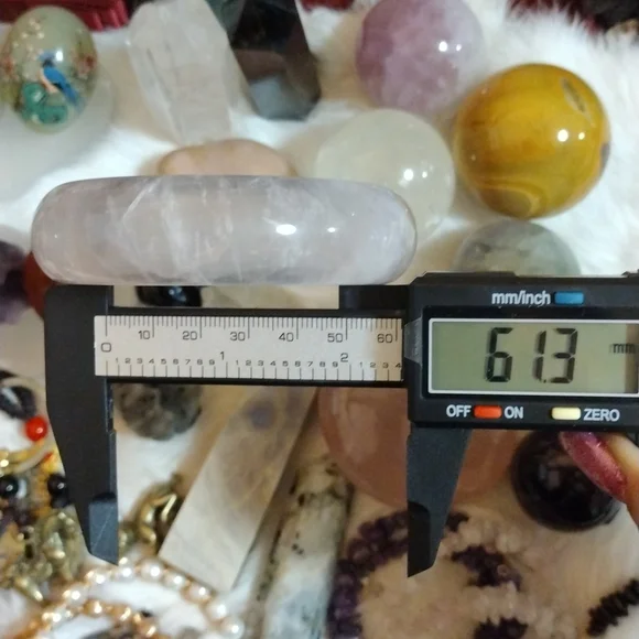 Rose Quartz bangle - Picture 5 of 6